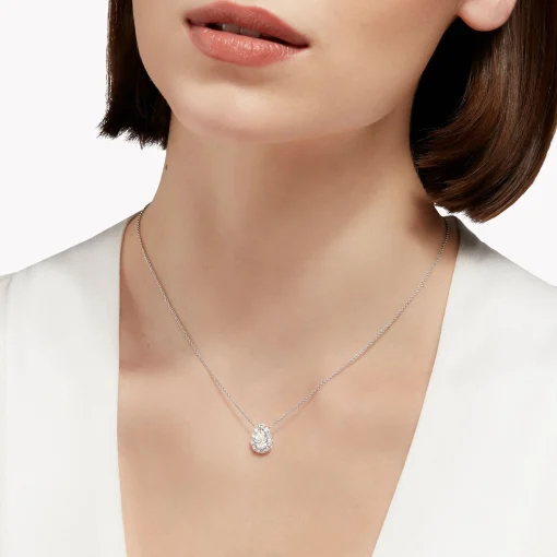 Graff Icon Pear Shape Diamond Pendant^ Bridal Jewelry|White Diamond