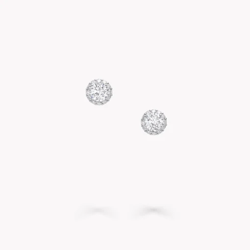 Graff Icon Round Diamond Stud Earrings^ White Diamond|Icon