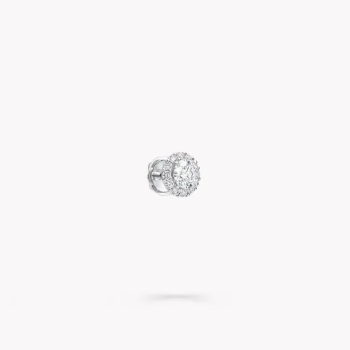 Graff Icon Round Diamond Stud Earrings^ White Diamond|Icon