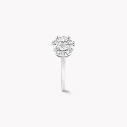 Graff Icon Three Stone Oval Diamond Engagement Ring^ Oval|Icon