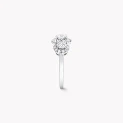 Graff Icon Three Stone Round Diamond Engagement Ring^ Round|Icon