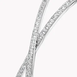 Graff Kiss Pavé Diamond Bangle^ White Gold|Bracelets & Bangles