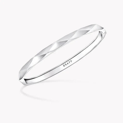Graff Laurence Signature Bangle^ White Gold|Laurence Graff Signature