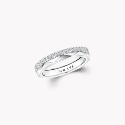 Graff Laurence Signature Diamond and Gold Band^ White Gold|White Diamond