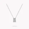 Graff Laurence Signature Pavé Diamond Pendant^ White Gold|Laurence Graff Signature
