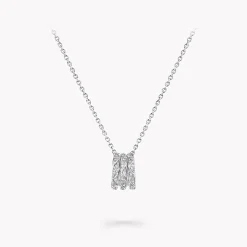 Graff Laurence Signature Pavé Diamond Pendant^ White Gold|Laurence Graff Signature