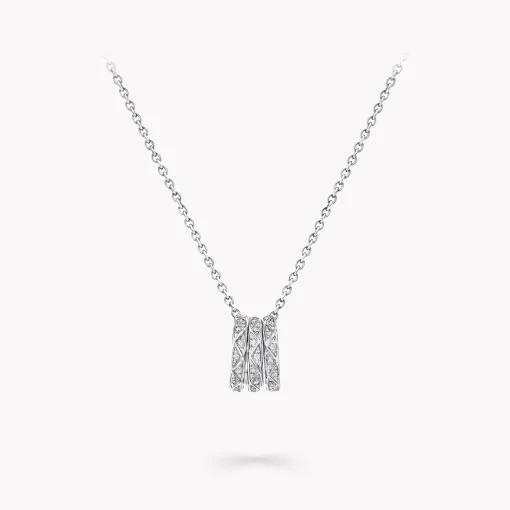 Graff Laurence Signature Pavé Diamond Pendant^ White Gold|Laurence Graff Signature