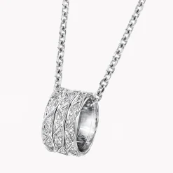 Graff Laurence Signature Pavé Diamond Pendant^ White Gold|Laurence Graff Signature
