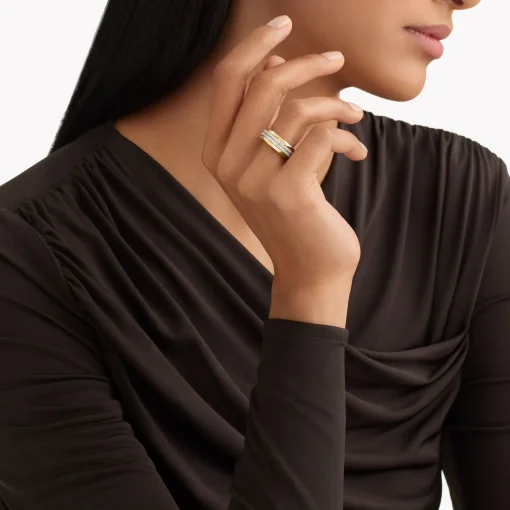 Graff Laurence Signature Four-Row Layered Diamond Ring^ Laurence Graff Signature|Rings