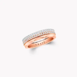 Graff Laurence Signature Three-Row Layered Diamond Ring^ Laurence Graff Signature|Rings