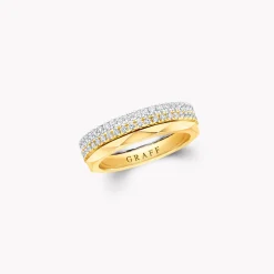Graff Laurence Signature Three-Row Layered Diamond Ring^ Laurence Graff Signature|Rings