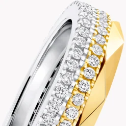 Graff Laurence Signature Three-Row Layered Diamond Ring^ Laurence Graff Signature|Rings