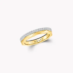 Graff Laurence Signature Diamond and Gold Band^ Yellow Gold|White Diamond