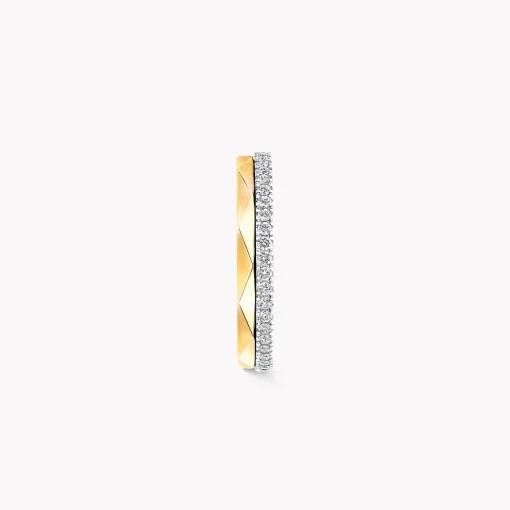 Graff Laurence Signature Diamond and Gold Band^ Yellow Gold|White Diamond