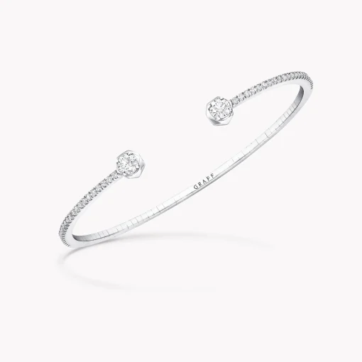 Graff Laurence Signature Open Diamond Bangle^ Bridal Jewelry|White Gold