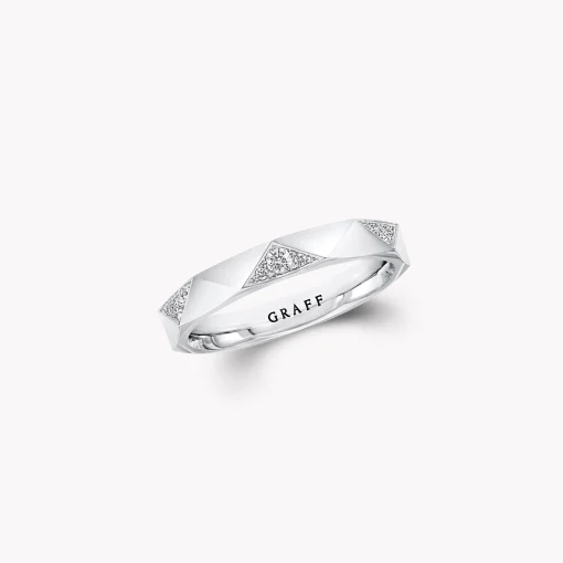 Graff Laurence Signature Faceted Diamond Wedding Band^ For Him|For Her