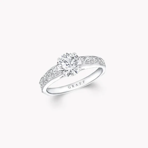 Graff Laurence Signature Round Diamond Engagement Ring^ Round|Laurence Graff Signature