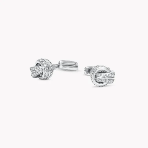 Graff Love Knot Diamond Cufflinks^ Men's Jewelry