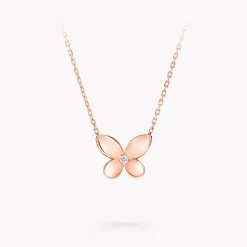 Graff Mini Butterfly Pendant^ Rose Gold|Necklaces & Pendants