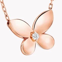 Graff Mini Butterfly Pendant^ Rose Gold|Necklaces & Pendants