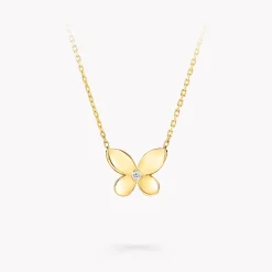 Graff Mini Butterfly Pendant^ Yellow Gold|Butterfly