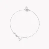 Graff Mini Butterfly Silhouette Diamond Bracelet^ White Gold|Butterfly