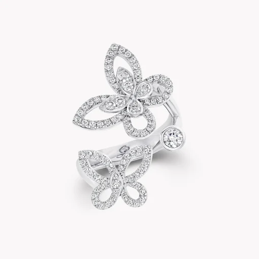Graff Multi Butterfly Silhouette Diamond Ring^ Butterfly|Rings