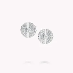 Graff Night Moon Diamond Stud Earrings^ White Diamond|Tribal