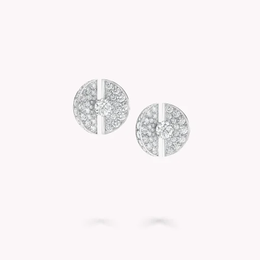 Graff Night Moon Diamond Stud Earrings^ White Diamond|Tribal