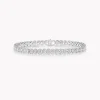 Graff Oval Cut Diamond Bracelet^ Bridal Jewelry|White Gold