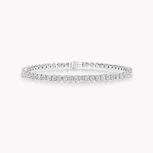 Graff Oval Cut Diamond Bracelet^ Bridal Jewelry|White Gold