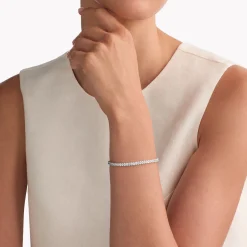 Graff Oval Cut Diamond Bracelet^ Bridal Jewelry|White Gold