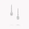 Graff Oval Diamond Earrings^ White Diamond|Classic Graff