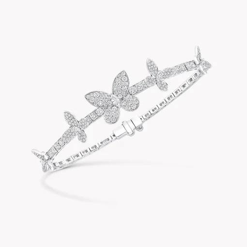 Graff Pavé Butterfly Diamond Bracelet^ Bridal Jewelry|White Diamond
