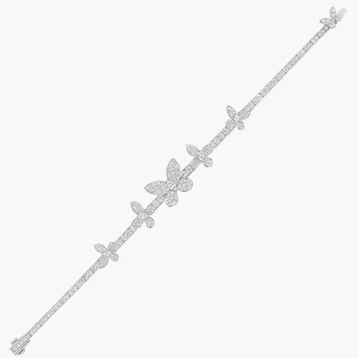 Graff Pavé Butterfly Diamond Bracelet^ Bridal Jewelry|White Diamond