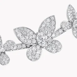 Graff Pavé Butterfly Diamond Necklace^ Bridal Jewelry|Butterfly
