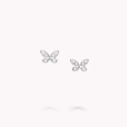 Graff Pavé Butterfly Diamond Petite Stud Earrings^ Butterfly|Stud Earrings