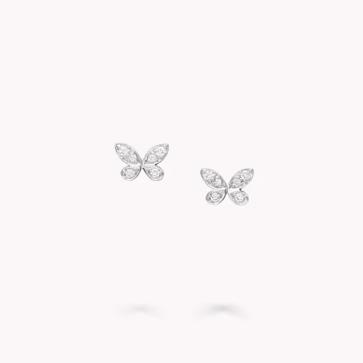 Graff Pavé Butterfly Diamond Petite Stud Earrings^ Butterfly|Stud Earrings