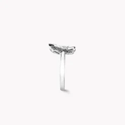 Graff Pavé Butterfly Diamond Ring^ White Gold|White Diamond