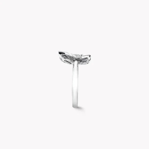 Graff Pavé Butterfly Diamond Small Ring^ White Gold|Butterfly