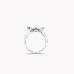 Graff Pavé Butterfly Diamond Small Ring^ White Gold|Butterfly