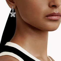 Graff Pavé Butterfly Mini Diamond Drop Earrings^ Butterfly|Earrings