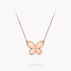 Graff Pavé Butterfly Pendant^ Rose Gold|Butterfly