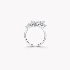 Graff Pear Shape and Marquise Cut Diamond Ring^ White Diamond|Classic Graff
