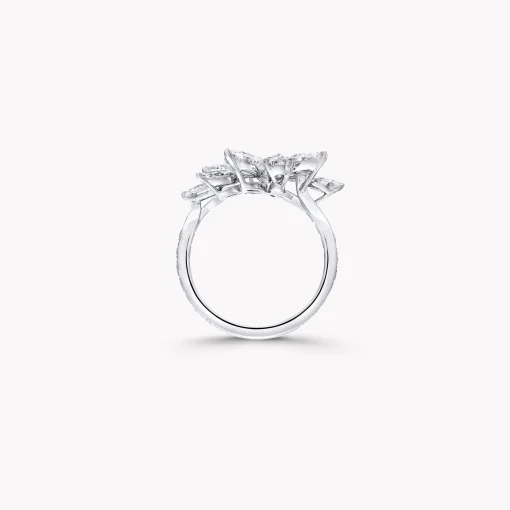 Graff Pear Shape and Marquise Cut Diamond Ring^ White Diamond|Classic Graff