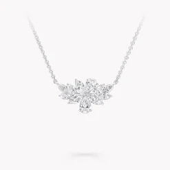 Graff Pear Shape and Marquise Cut Diamond Pendant^ White Diamond|Classic Graff