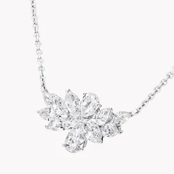 Graff Pear Shape and Marquise Cut Diamond Pendant^ White Diamond|Classic Graff