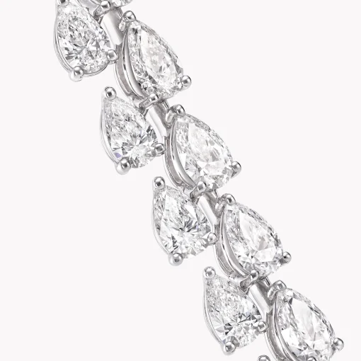 Graff Pear Shape Diamond Bracelet^ White Diamond|Classic Graff