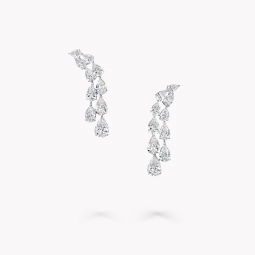 Graff Pear Shape Diamond Earrings^ Classic Graff