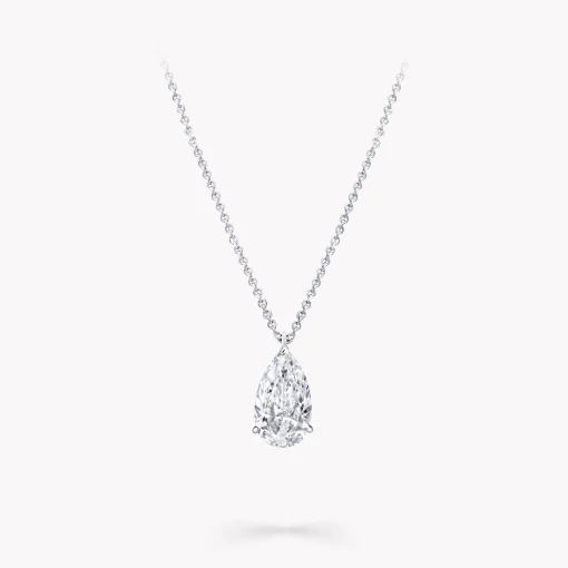 Graff Pear Shape Diamond Solitaire Pendant^ White Diamond|Classic Graff